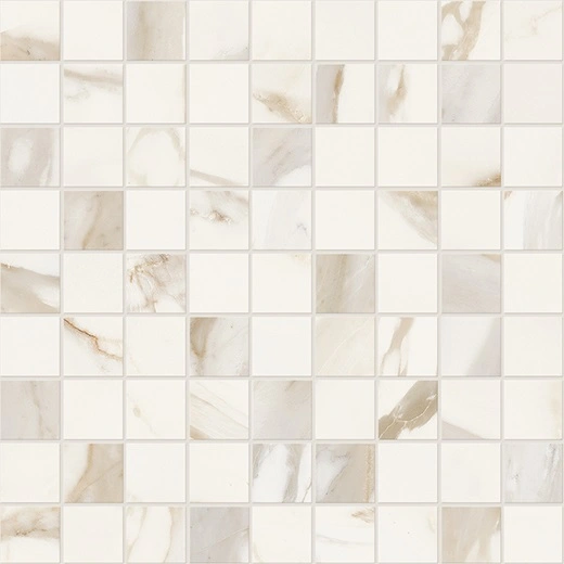 Emilia Calacatta Matte 1"x1" Mosaic