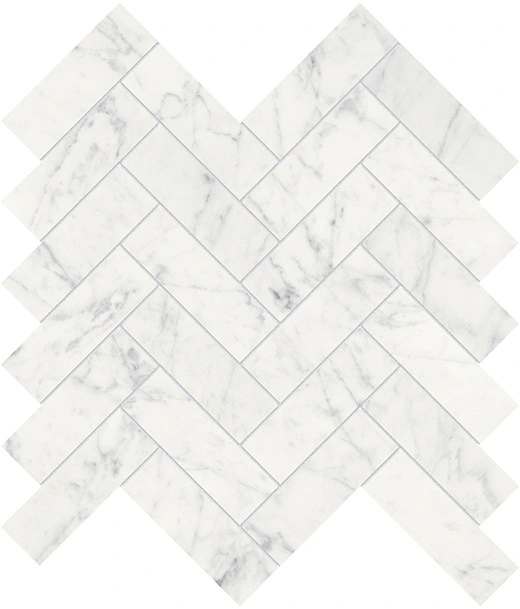Eterna Bianco 1.25" x 4" Herringbone