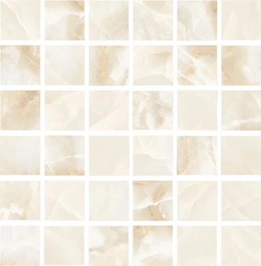 Grace Ivory Matte 2"x2" Mosaic