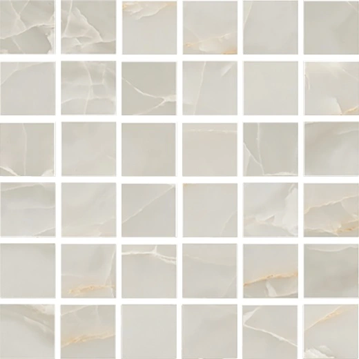 Grace Light Grey Matte 2"x2" Mosaic