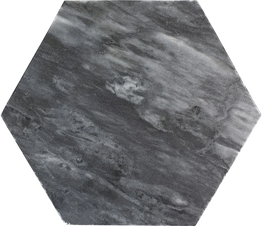 Graphica Charcoal 9" Hexagon
