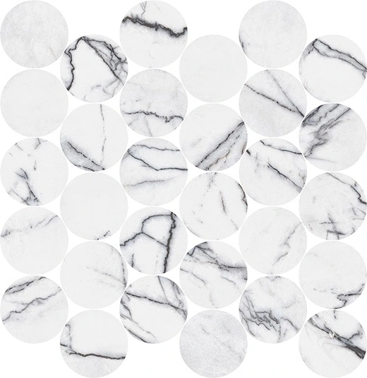 Indalgo Lilac 2.5" Circle Mosaic