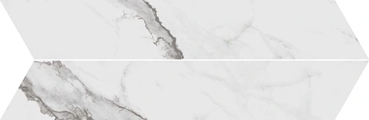 Indulge Statuario Matte 4"x21" Chevron