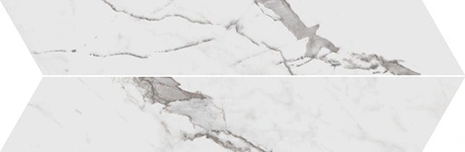 Indulge Statuario 4"x21" Chevron
