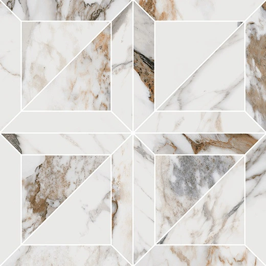 Indulge Breccia Capraia 6"x6" Mosaic Deco