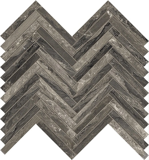 Jewelstone Mink Polished 5/8"x4" Herringbone