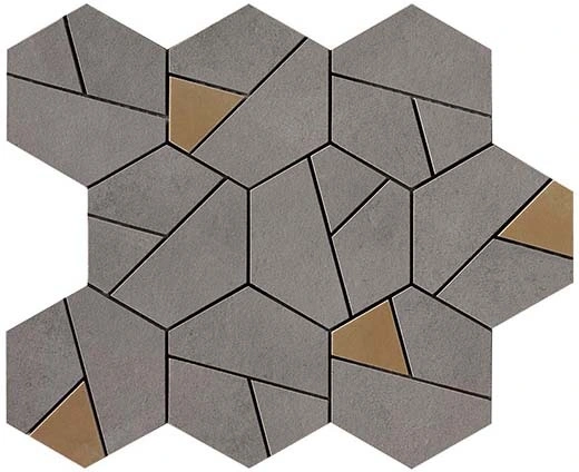 Koncrete Smoke Mosaico Hex