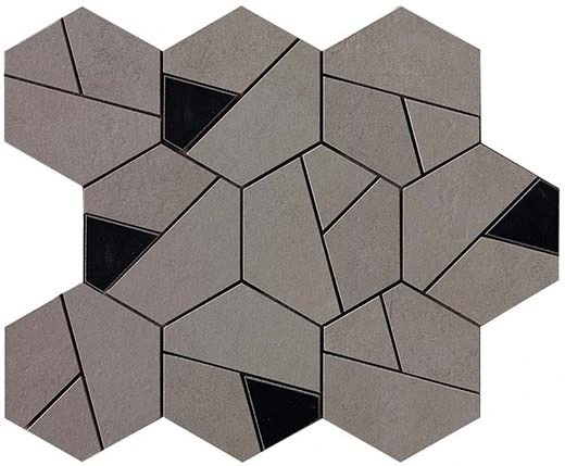 Koncrete Smoke Mosaico Hex