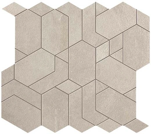 Koncrete White Shapes Mosaic