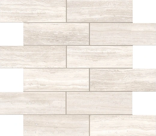 Lazio Beige 2"x6" Brick Mosaic