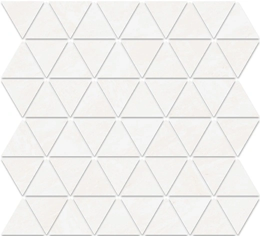 Macia White Triangle Mosaic