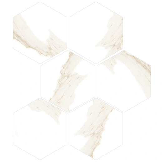 Marcel Fantasy Beige 5" Hexagon