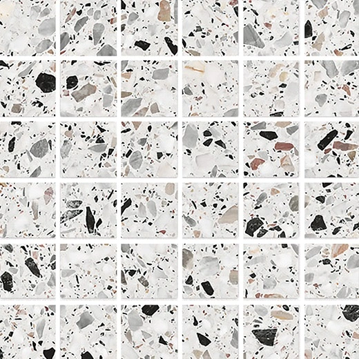 Melange White 2"x2" Mosaic