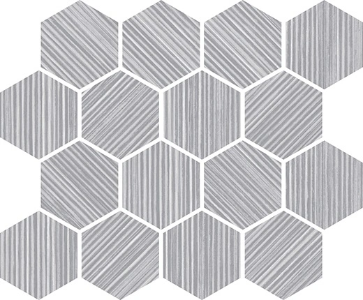 Monviso Blues Hexagon Mosaic