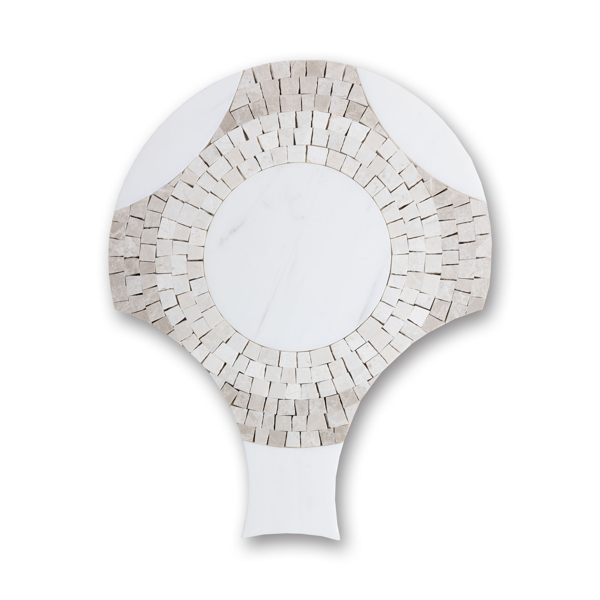 Musea Circle Odeon Beige With French Vanilla & Dolomite (H)