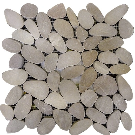 Natural Stone Pebbles Oval/ Cream