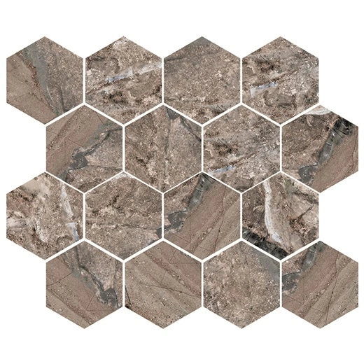 Neolith Mineral Umber 3" Hex