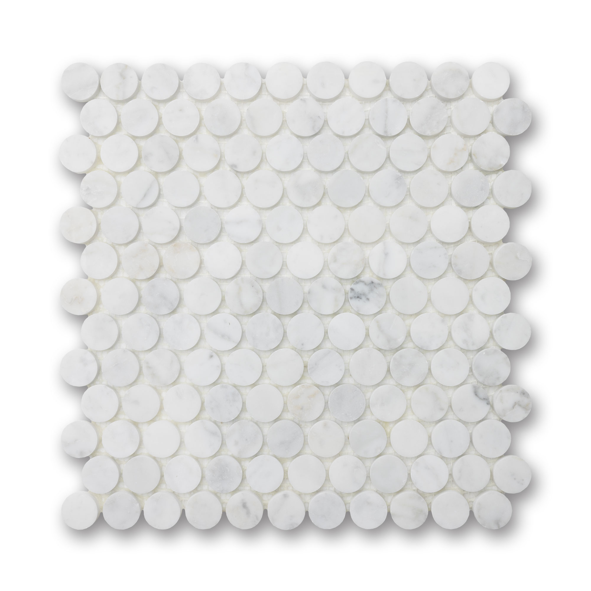 Penny Round Carrara (H)