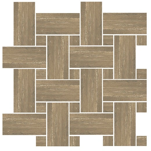 Pinnacle Natural Basketweave Mosaic