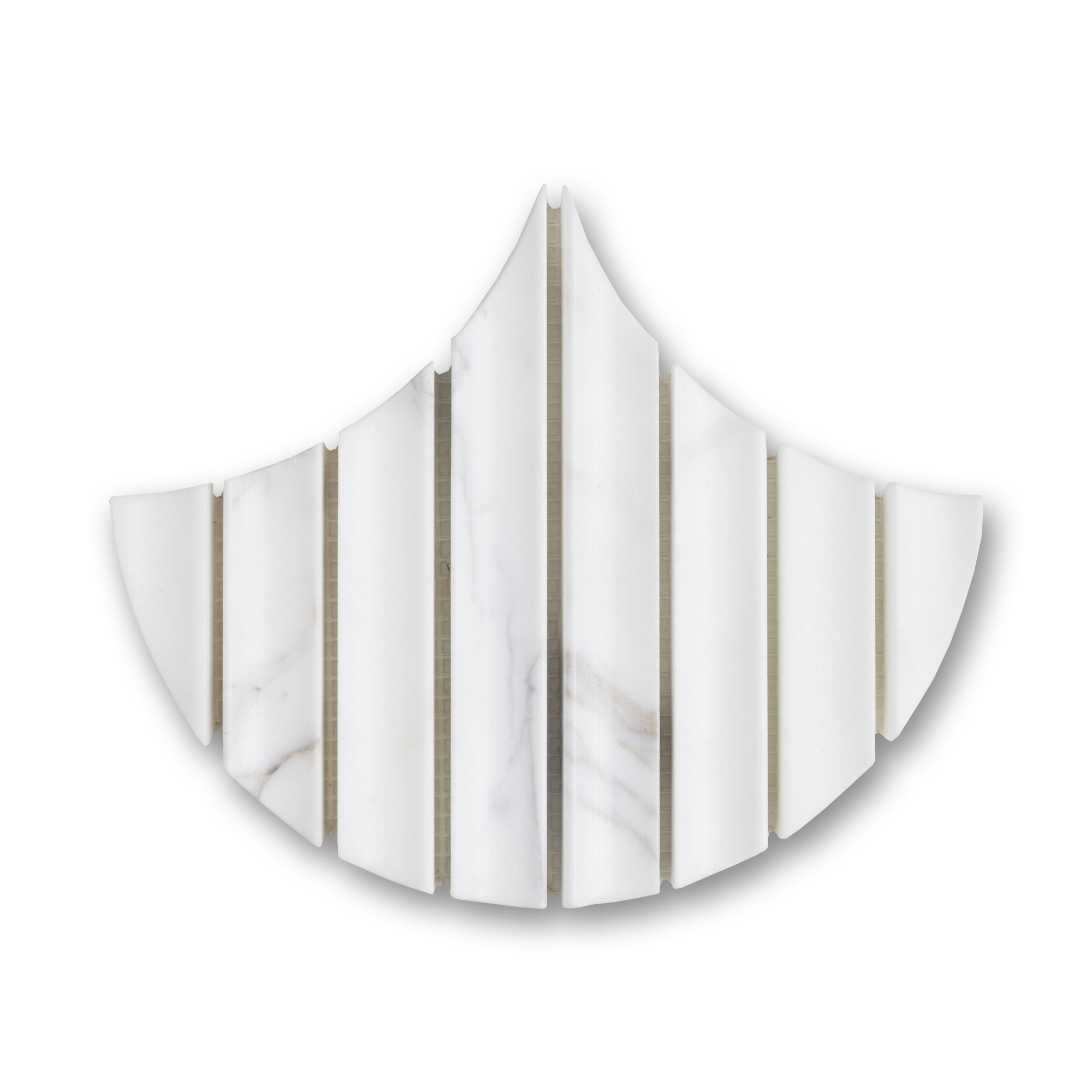 Pisces Fluted 1/2” Calacatta Small (H)