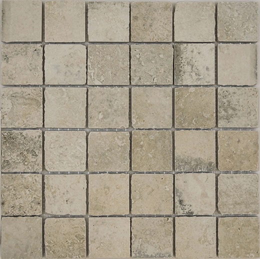 Rhodes Beige 2"x2" Mosaic