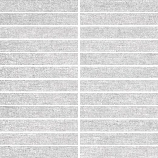 Rhyme Ivory Staccato 1"x6" Mosaic