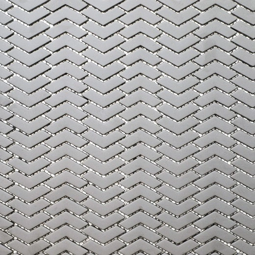 San Marino Enamel Mosaics Smoke Chevron