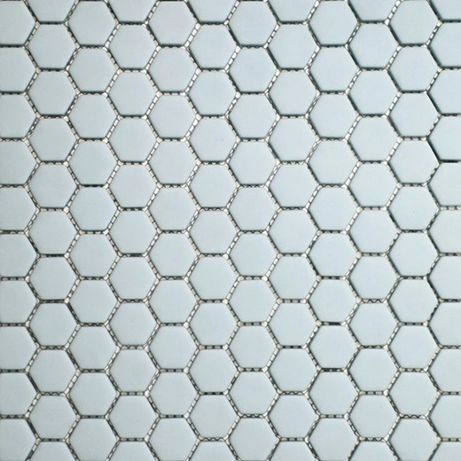 San Marino Enamel Mosaics Sky Hexagon