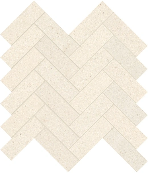 Serene Ivory (Limestone) 1.25"x4" Herringbone