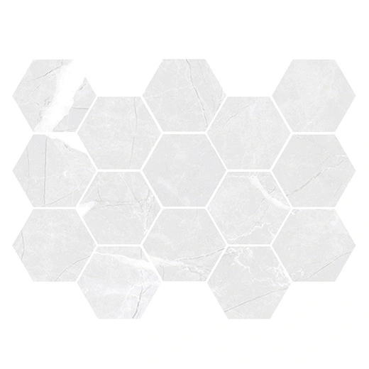 Silk Pearl Hex Mosaic