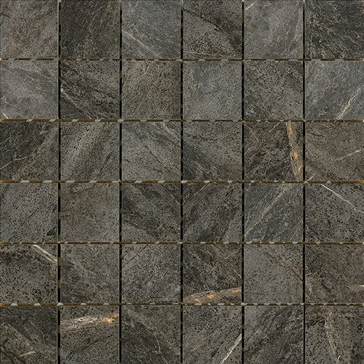 Soapstone Black Matte 2"x2" Mosaic