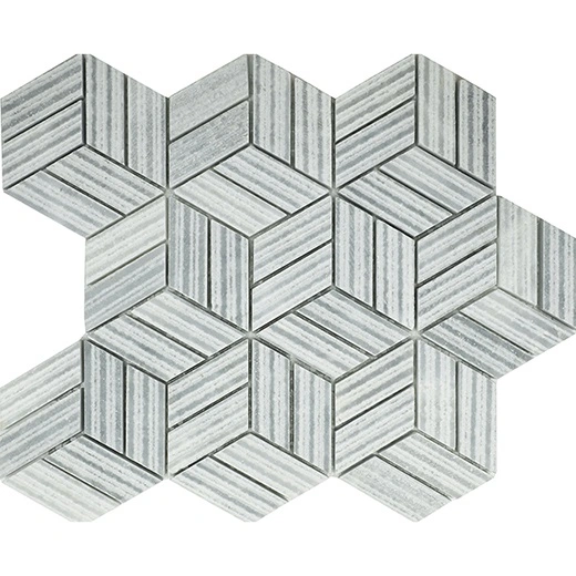 Spring Grey Mosaics Cube