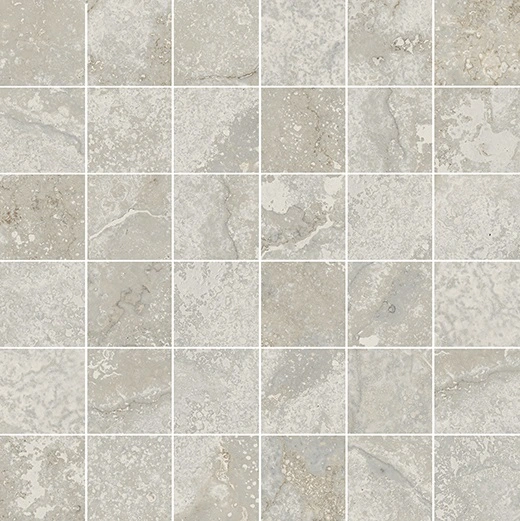 Stature Travertino White 2"x2" Mosaic