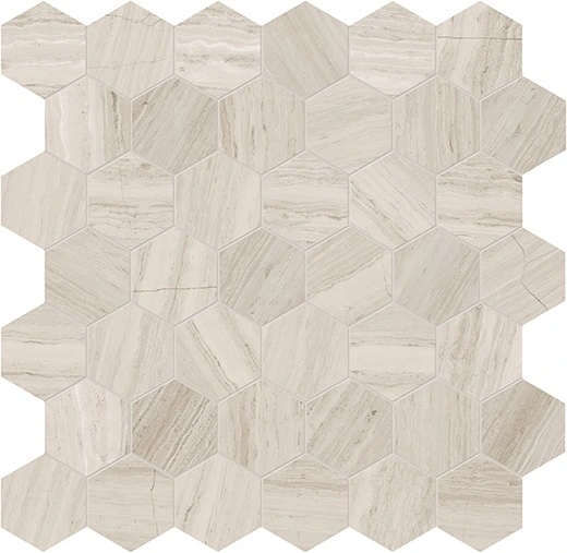 Strada Mist (Limestone) 2" Hexagon