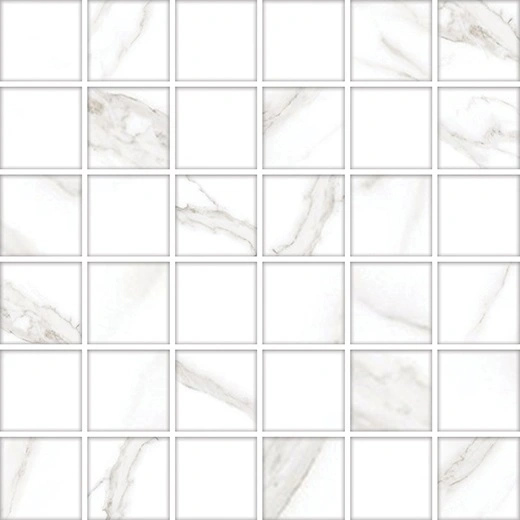 Suave White 2"x2" Mosaic