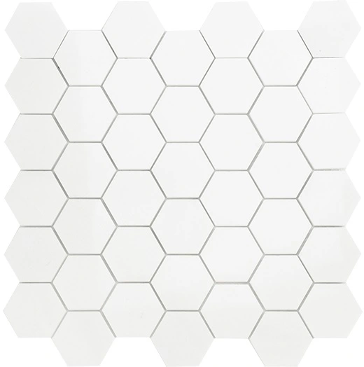 Thassos 2" Hexagon
