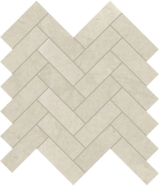 Tierra Halo (Limestone) 1.25"x4" Herringbone