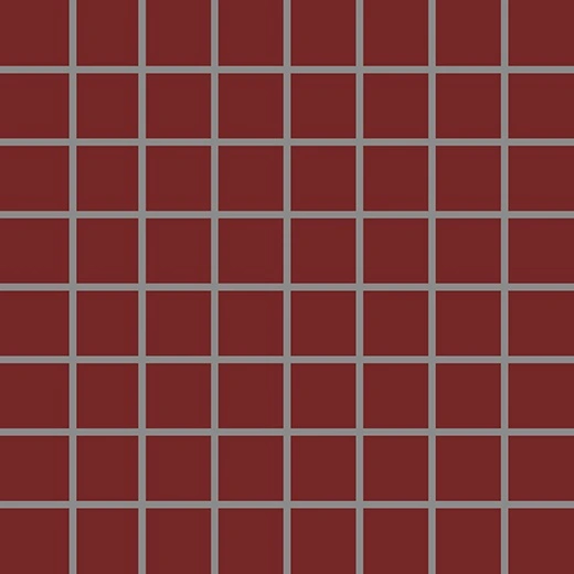 Tonalita Burgundy 1"x1" Scored Tile
