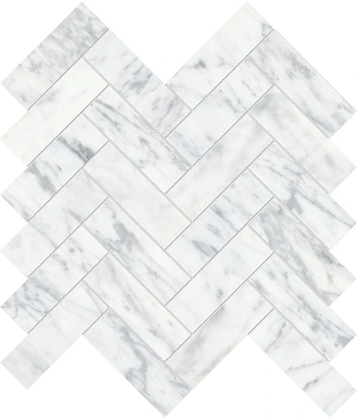 Virtue Bianco 1.25"x4" Herringbone Virtue Bianco 1.25"x4" Herringbone