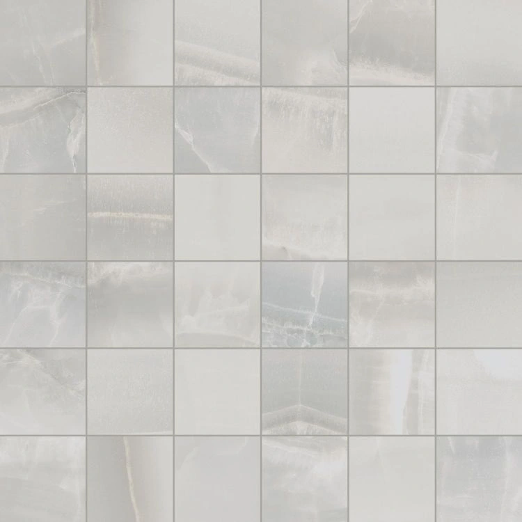Akoya Silver Matte Mosaic