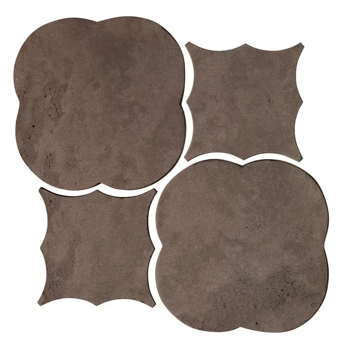 Artillo Arabesque Pattern 1 Concrete Tile Cotto Chocolate