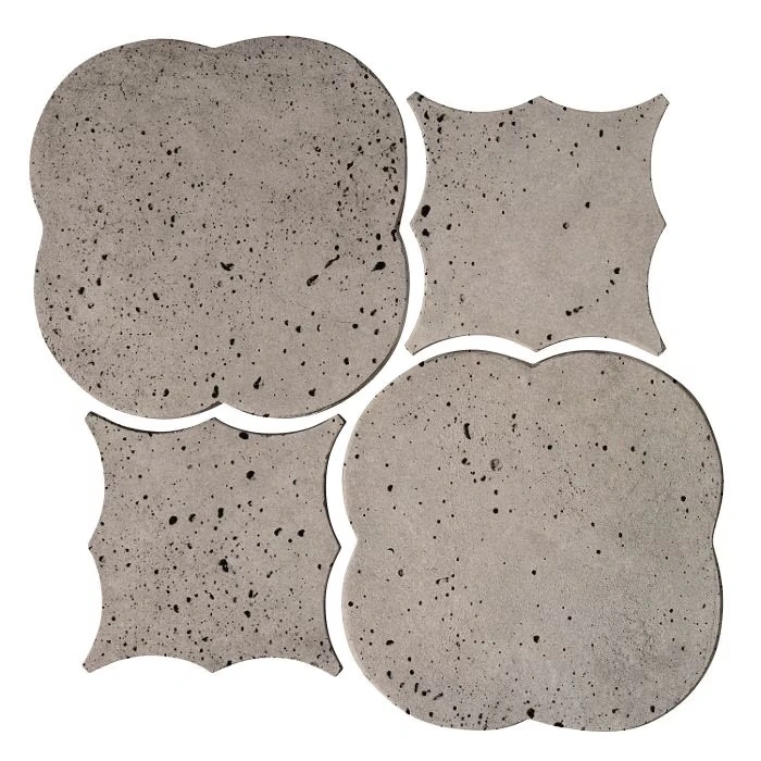 Artillo Arabesque Pattern 1 Concrete Tile Natural Gray