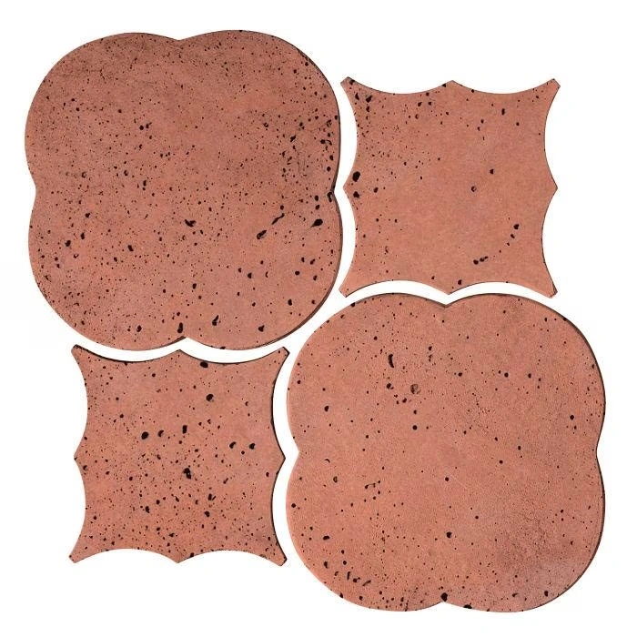 Artillo Arabesque Pattern 1 Concrete Tile Rosa