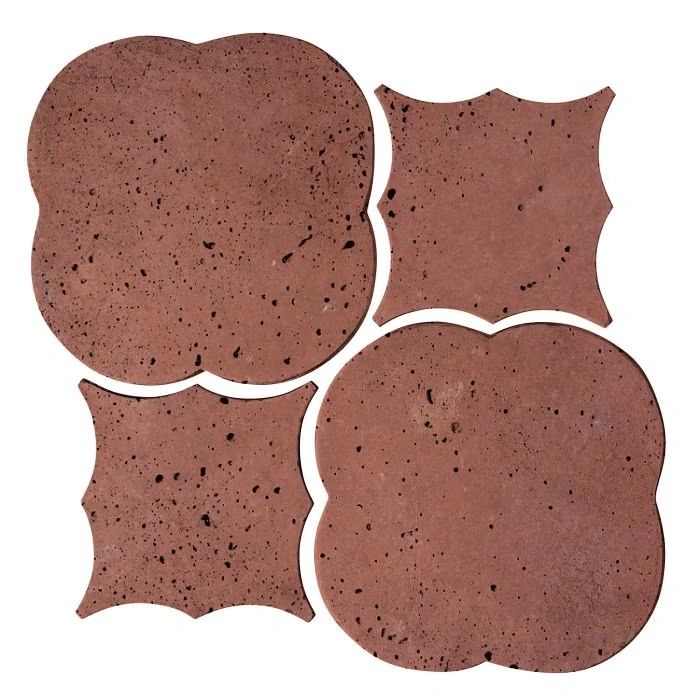 Artillo Arabesque Pattern 1 Concrete Tile Spanish Inn Red