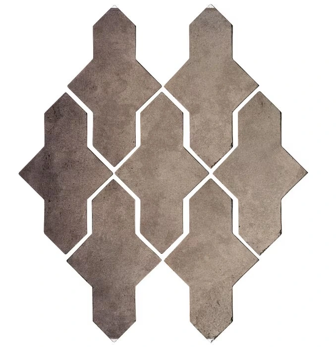 Artillo Arabesque Pattern 2A Concrete Tile Antik Gray