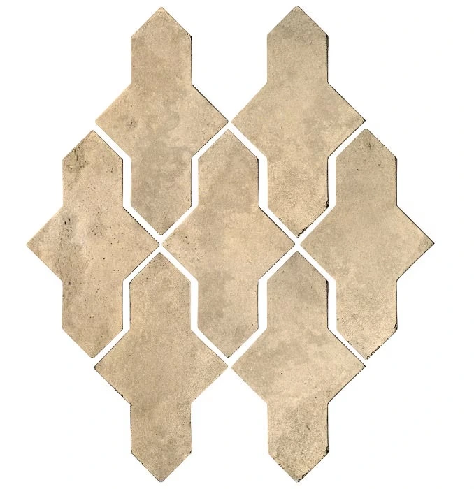 Artillo Arabesque Pattern 2A Concrete Tile Bone