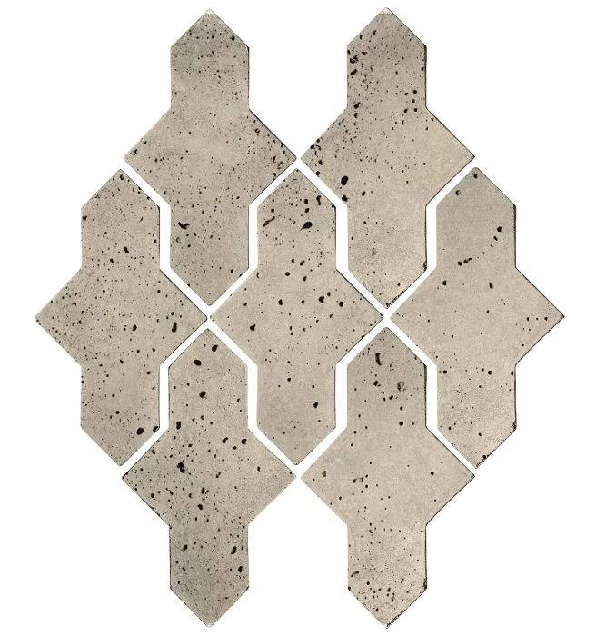 Artillo Arabesque Pattern 2A Concrete Tile Early Gray