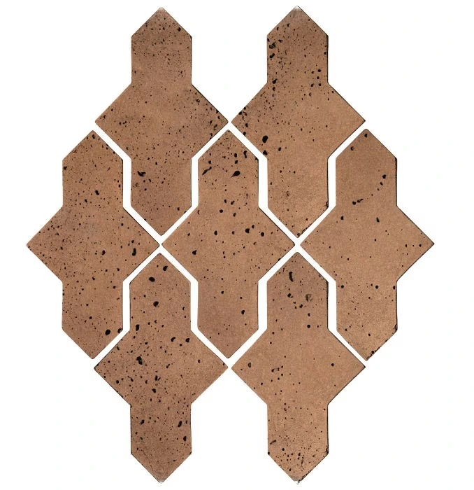 Artillo Arabesque Pattern 2A Concrete Tile Cotto Mocha