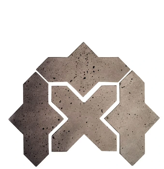 Artillo Arabesque Pattern 2B Concrete Tile Antik Gray