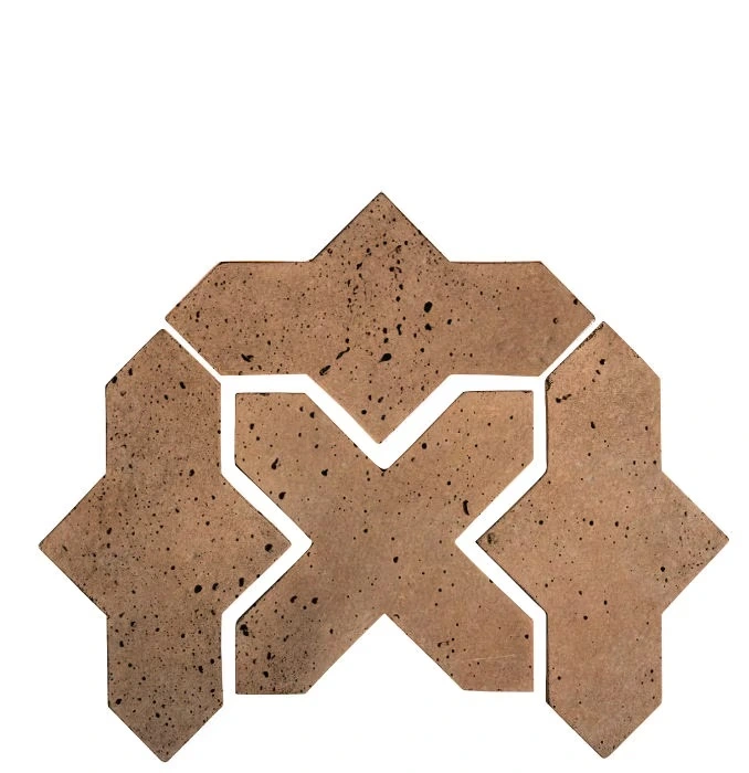 Artillo Arabesque Pattern 2B Concrete Tile Gold